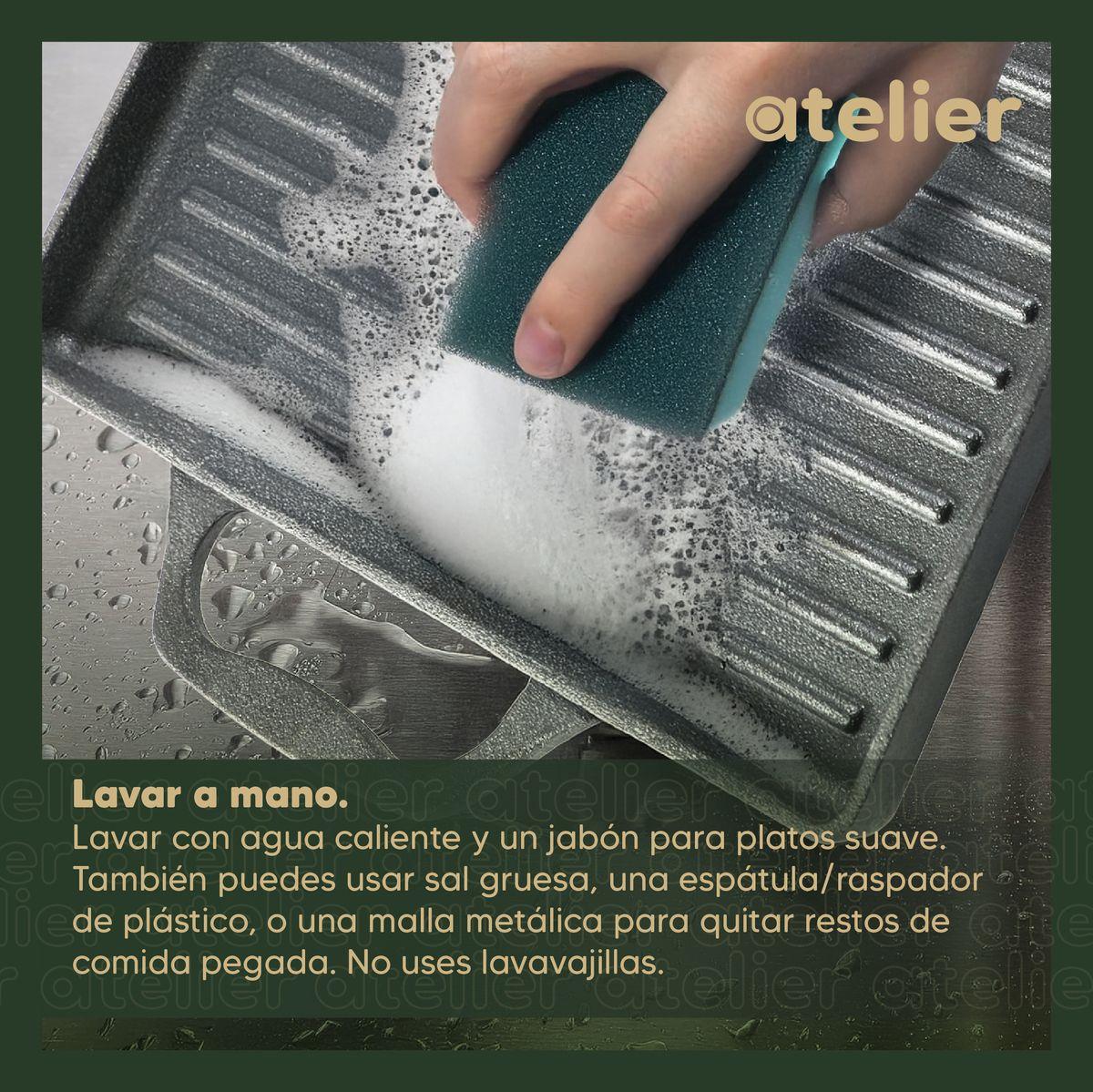 Plancha Churrasquera Hierro Fundido Atelier Cocina 2 en 1-4