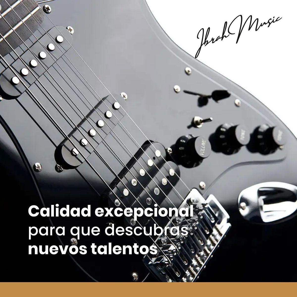 Guitarra Electrica Strato Zurdos Ibrah Amplificador + Acc-6