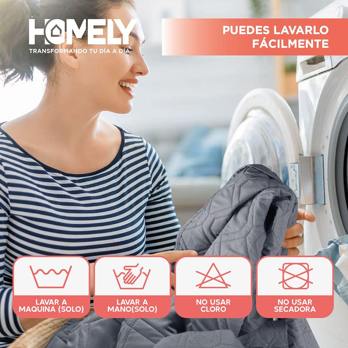 Funda Cubre Sillón Sofá Homely Ajustable Impermeable Gris-6