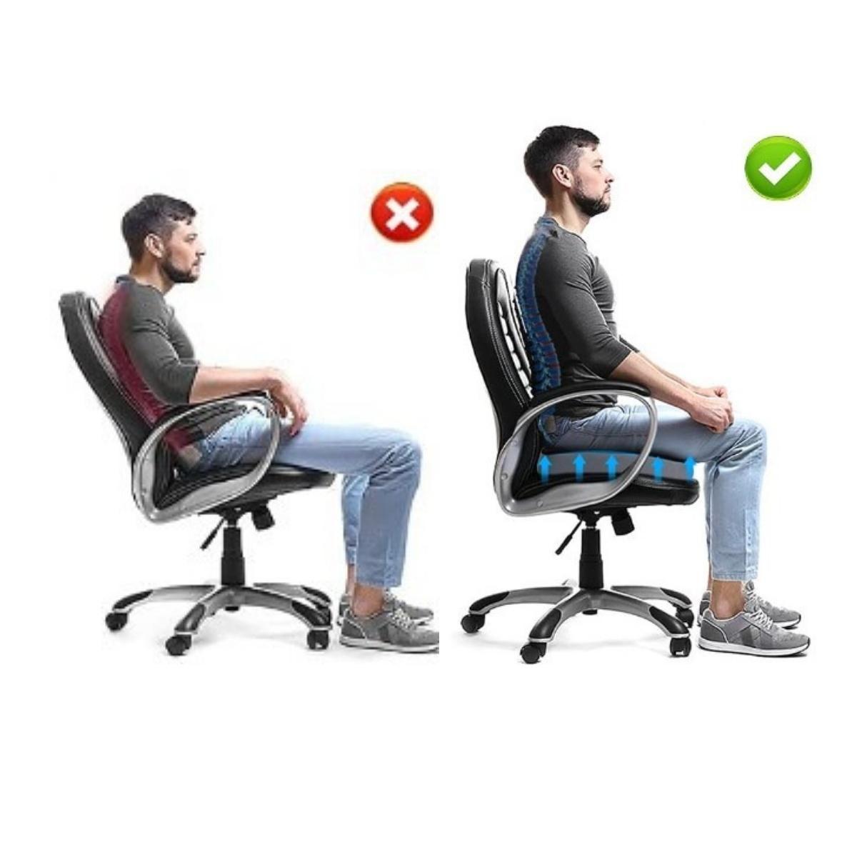 Cojín Ortopédico de Asiento Lumbar Howell Antideslizante-6