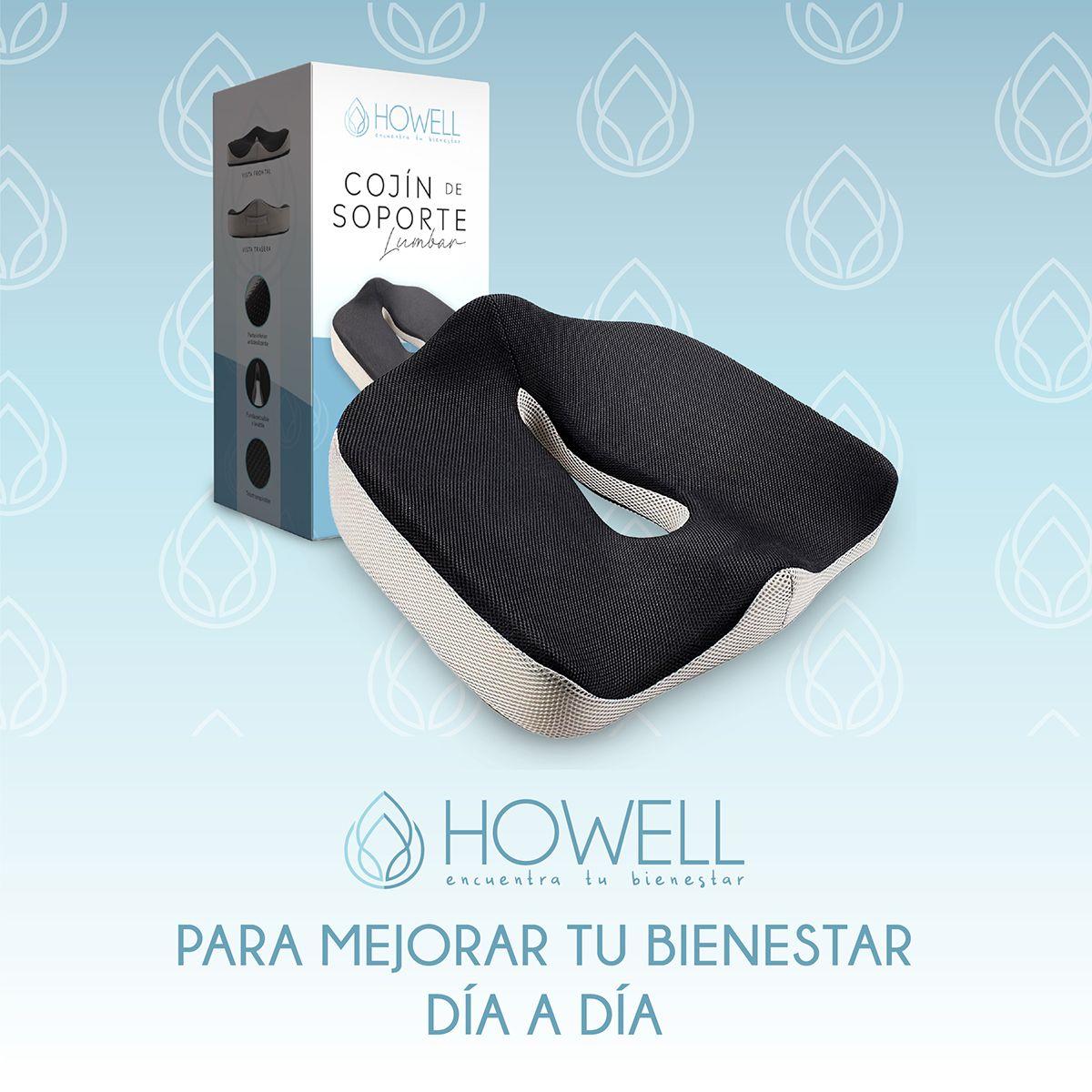 Cojín Ortopédico de Asiento Lumbar Howell Antideslizante-9