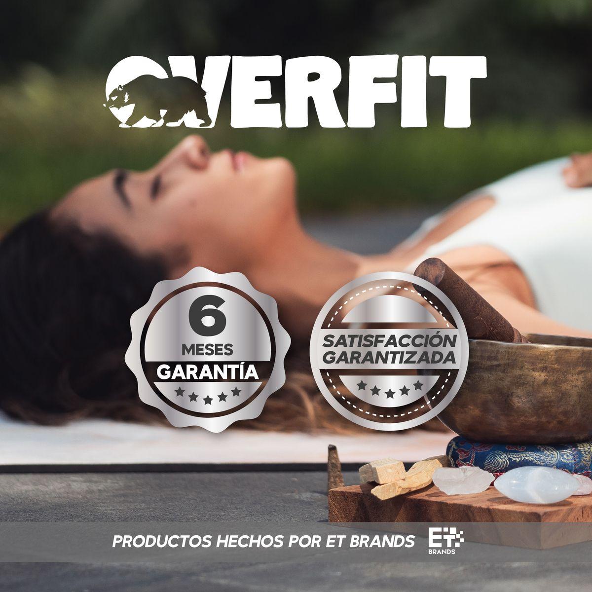 Mat Yoga TPE Overfit 183x61cm 8mm Bicolor Negro Lineas-9