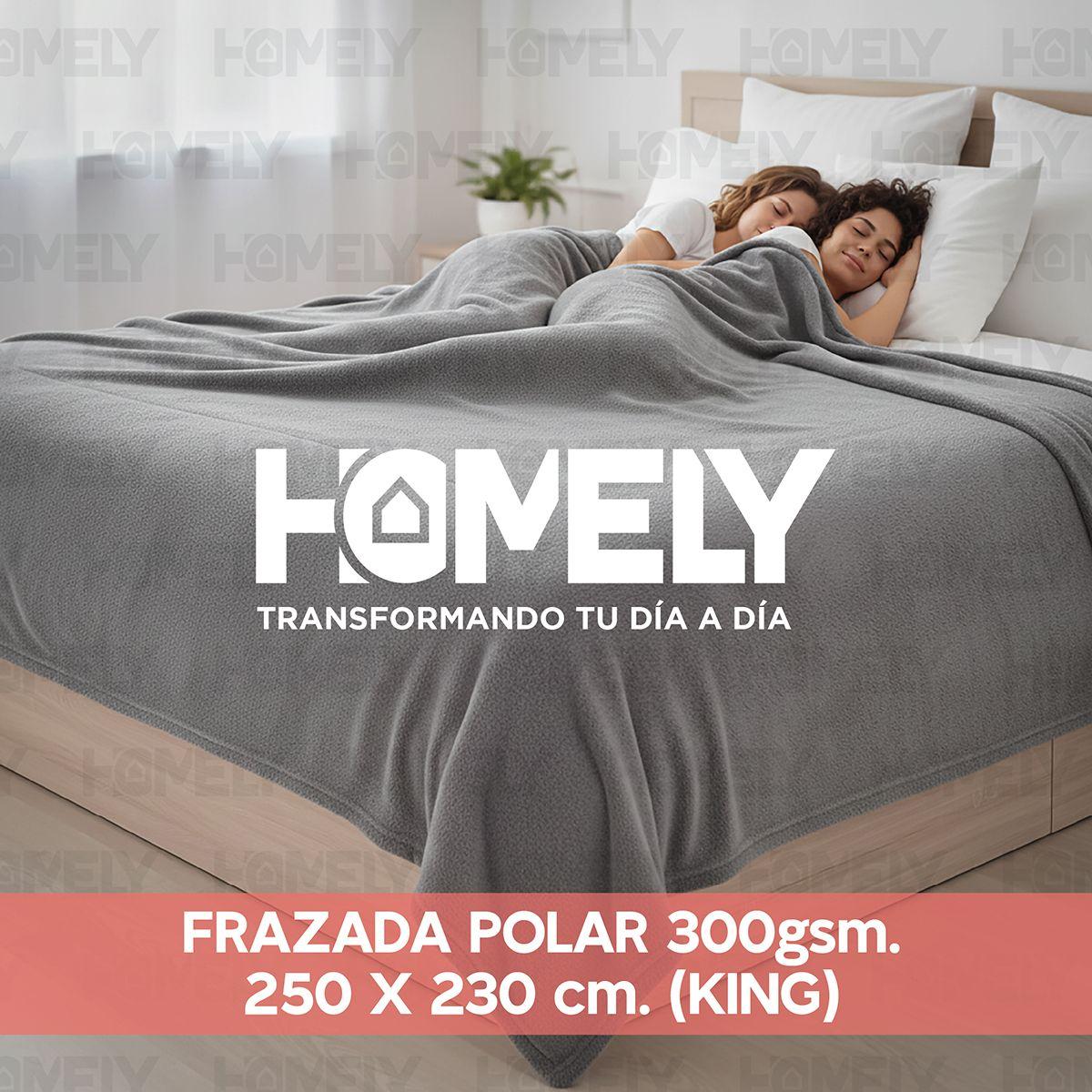 Frazada Polar Termica King 300GSM Homely Manta 250x230cm-7