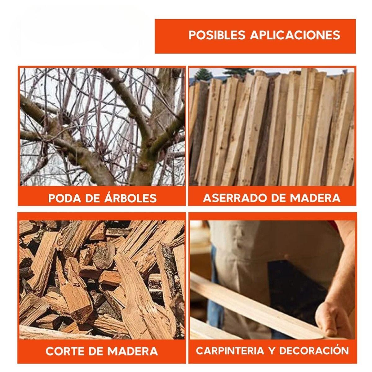 Sierra Electrica 36V 6" Portatil 2 Baterias Recargables-2