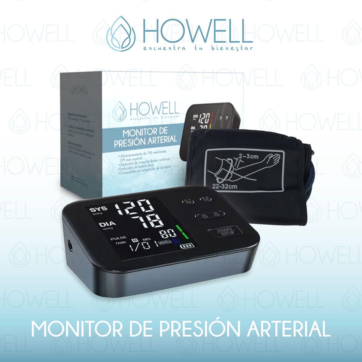 Tensiómetro V2 Toma Presión Digital Pro Howell Usb Bateria-9