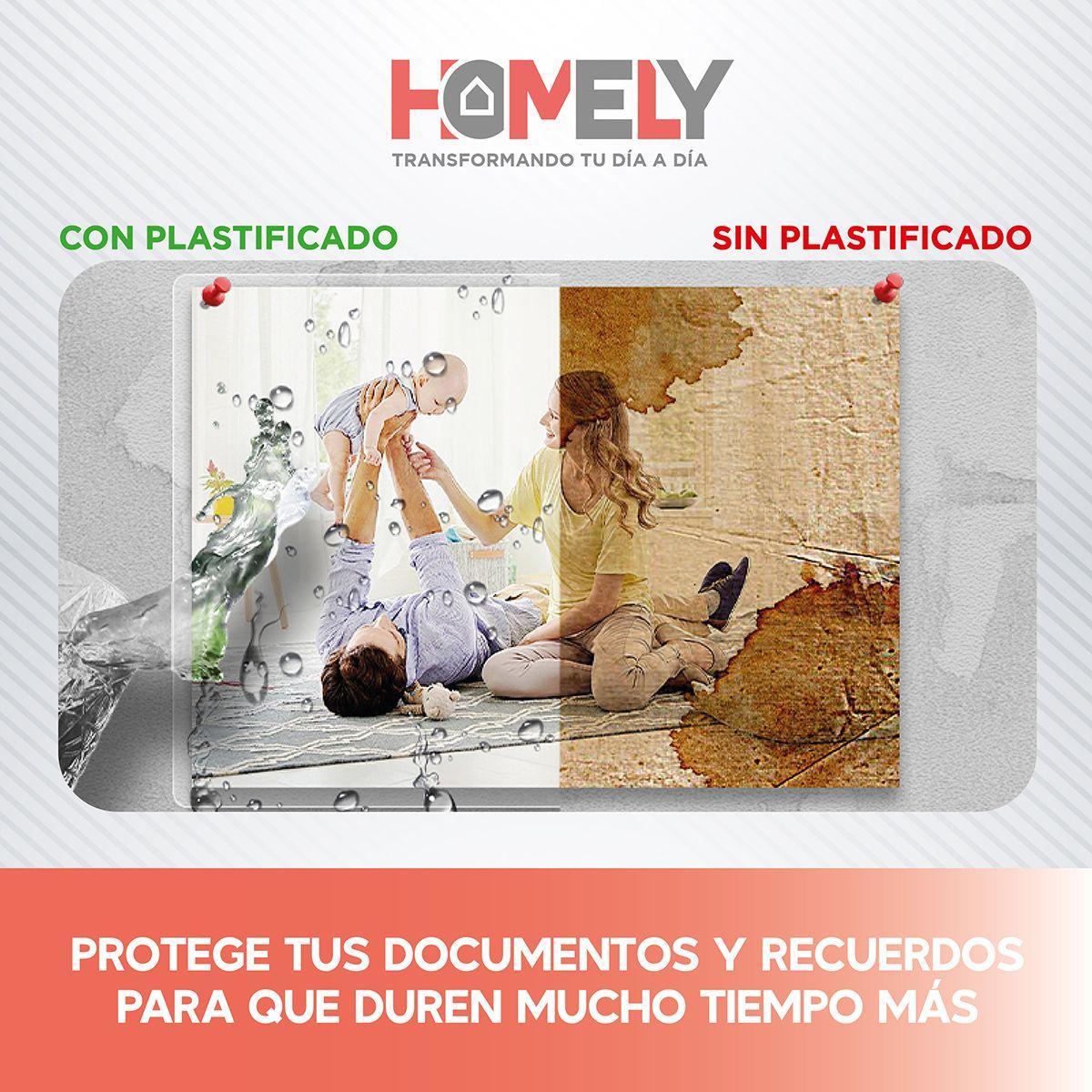 Láminas Termolaminadora A4 100 Micas Plastificadoras 22x30-4