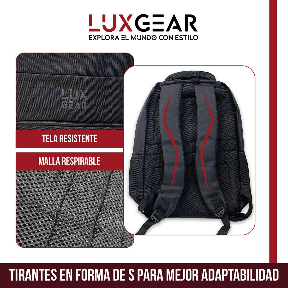 Mochila Escolar Notebook Niños Infantil Luxgear Bolso 40L-4