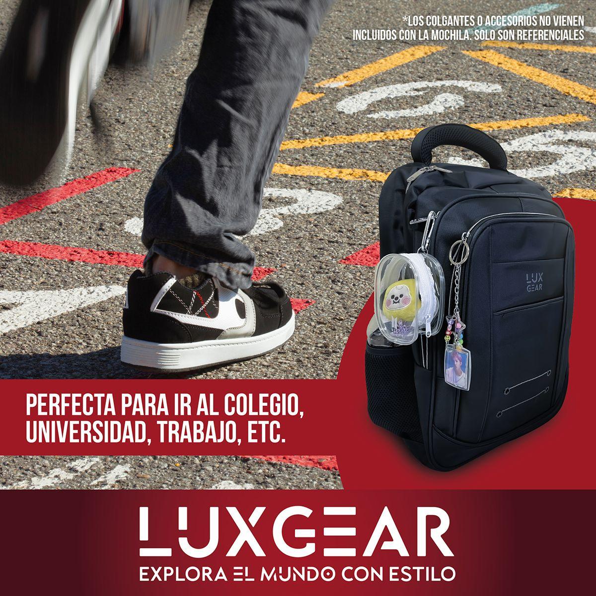 Mochila Escolar Notebook Niños Infantil Luxgear Bolso 40L-7