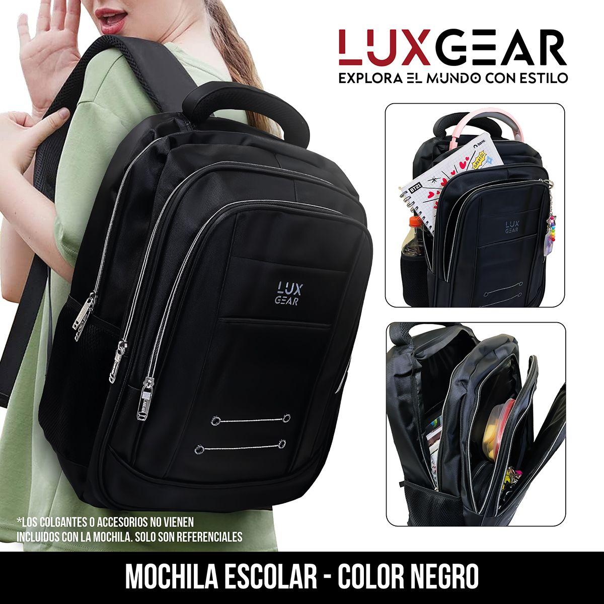 Mochila Escolar Notebook Niños Infantil Luxgear Bolso 40L-9
