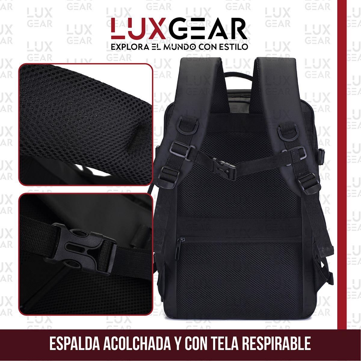 Mochila De Viaje con Bomba al Vacio 900D Luxgear 22 Litros-5