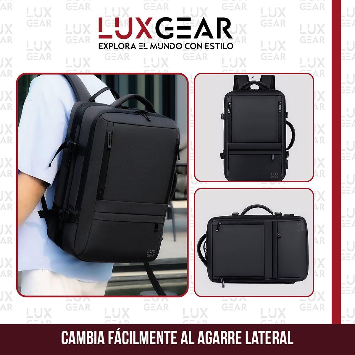 Mochila De Viaje con Bomba al Vacio 900D Luxgear 22 Litros-6