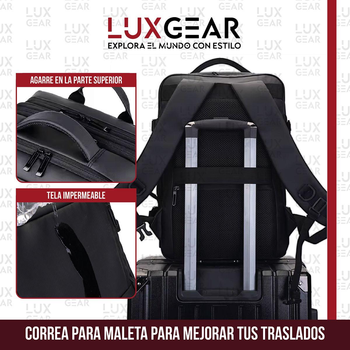 Mochila De Viaje con Bomba al Vacio 900D Luxgear 22 Litros-8