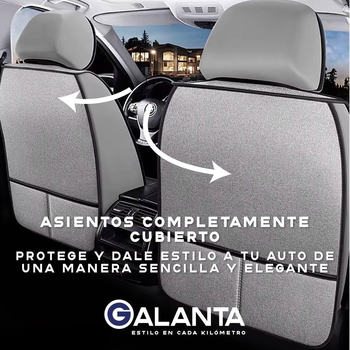 Funda Cubre Asiento Lino PU Galanta Set 5 Asientos Luxury-6