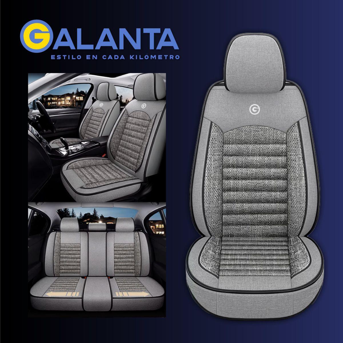 Funda Cubre Asiento Lino PU Galanta Set 5 Asientos Luxury-7