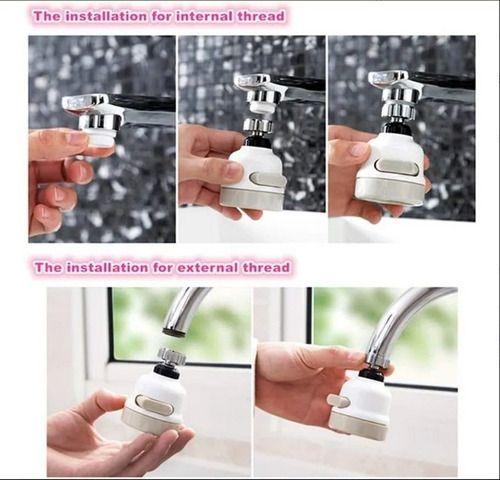 Boquilla Grifo Para Lavaplatos Llave Giratorio Flexible-4