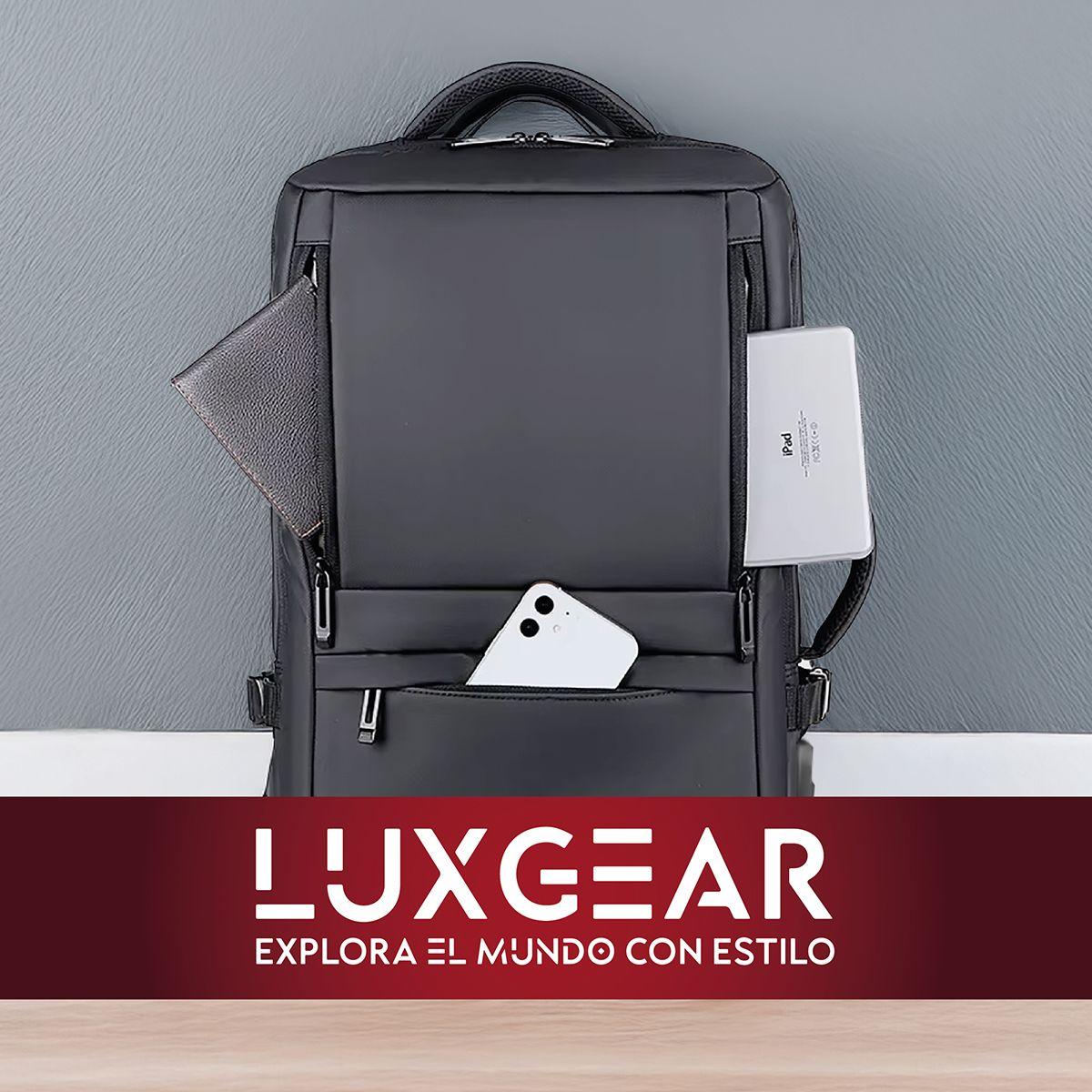 Mochila Maleta Viaje Cabina Luxgear Notebook Impermeable 48L-9