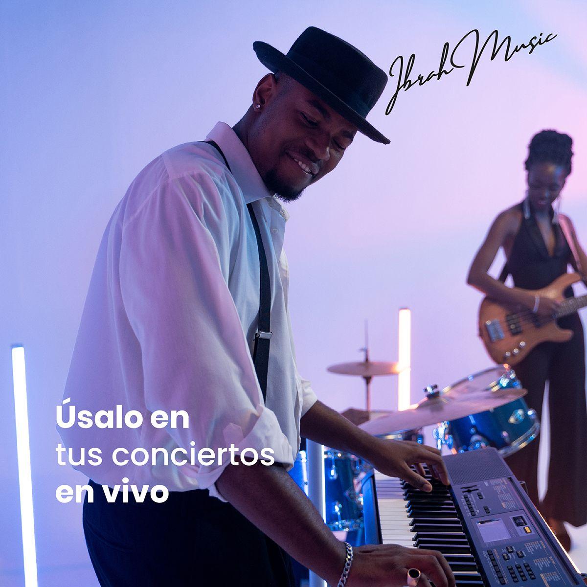 Atril Teclado Ibrah Music Ajustable Universal-7