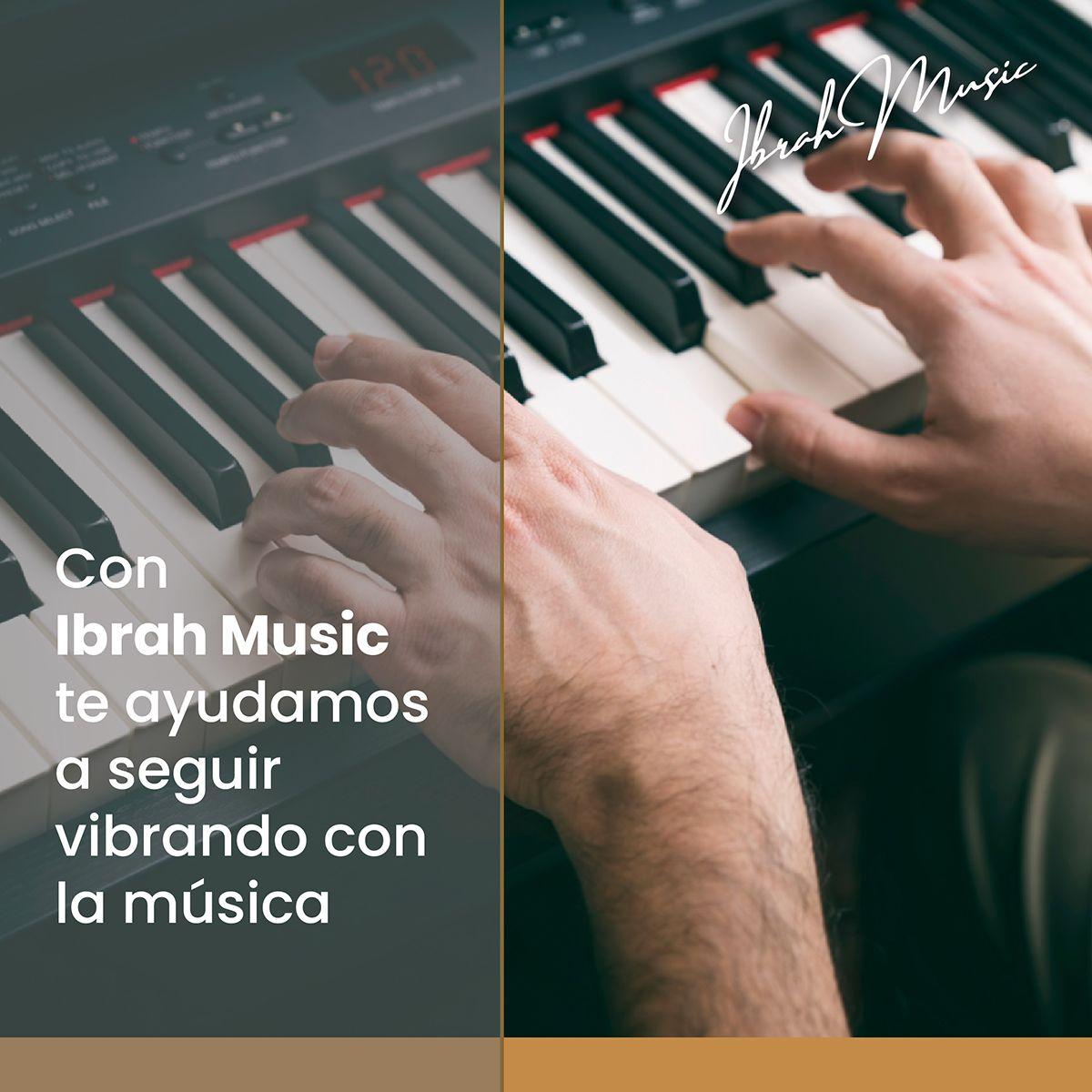 Atril Teclado Ibrah Music Ajustable Universal-8