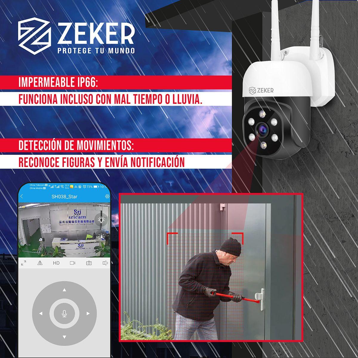 Kit Nvr Camaras Zeker Seguridad FHD 1080p + Disco Duro 500gb-2