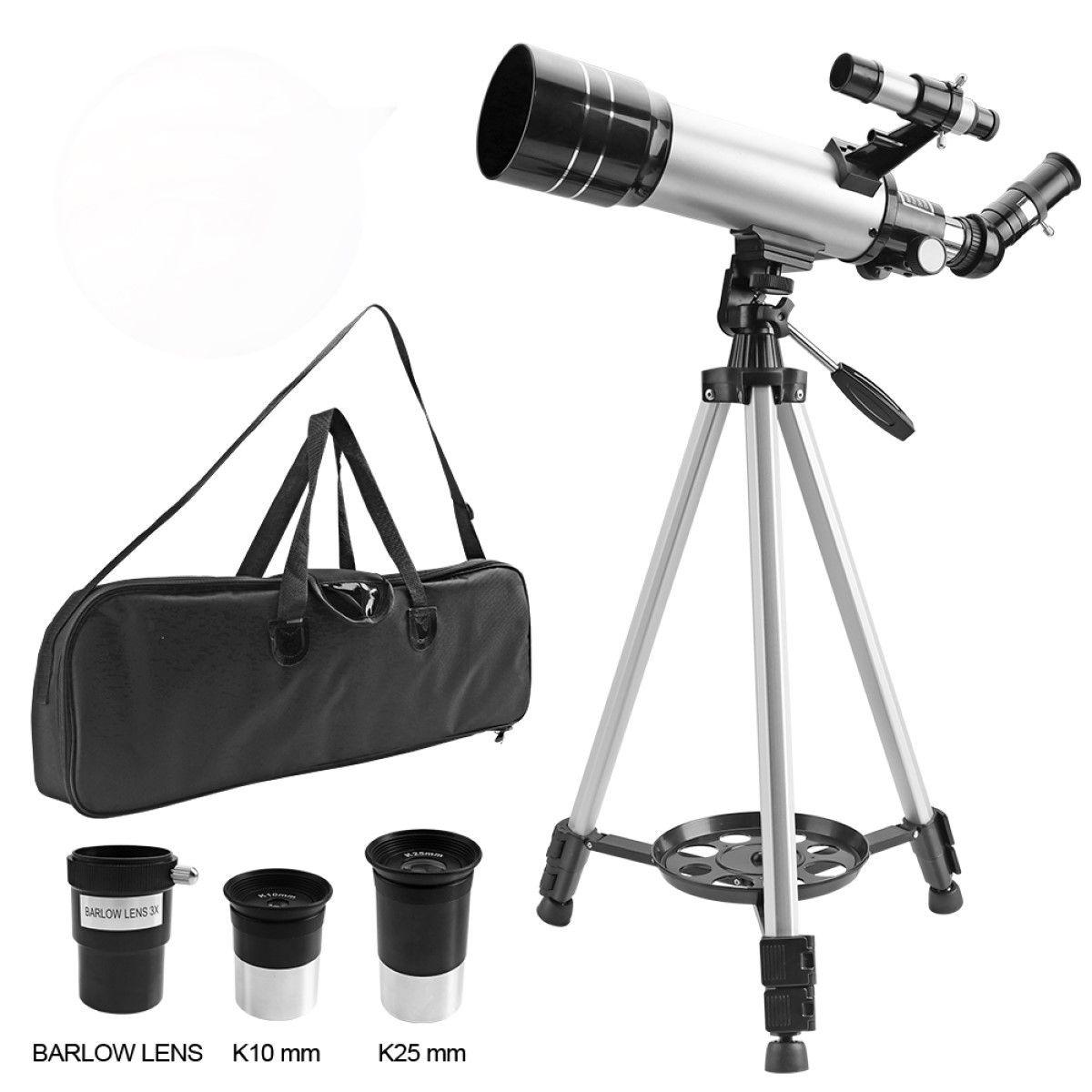 Telescopio Astronómico Monocular F40070 Para Luna Planetas-0