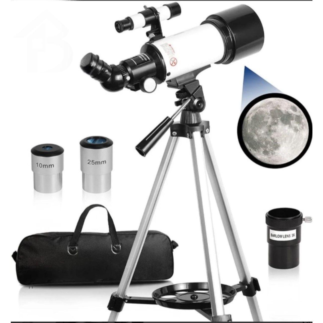 Telescopio Astronómico Monocular F40070 Para Luna Planetas-1