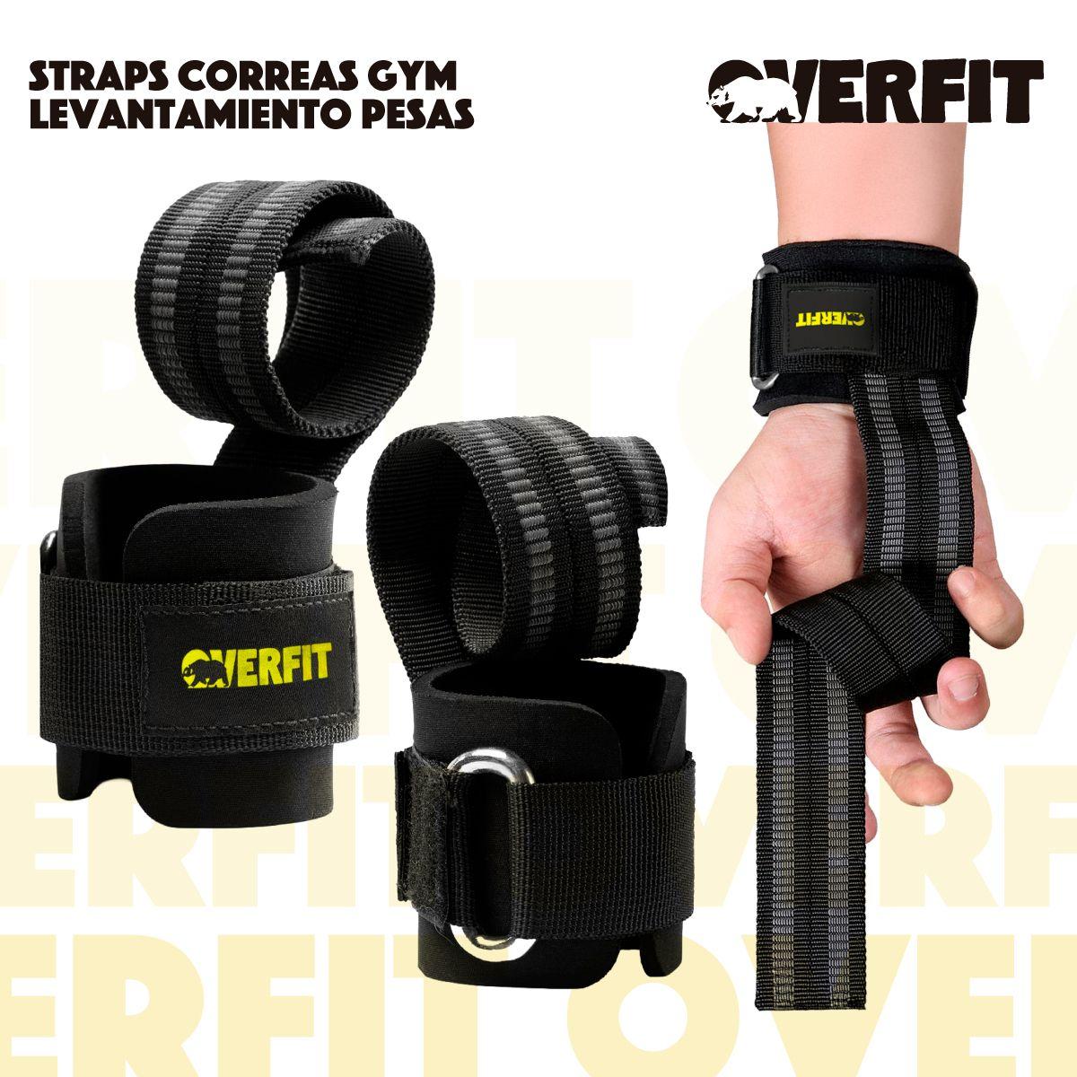Lifting Straps Muñequeras Overfit Gym Correas Para Levantamientos De Pesas Y Barras-1