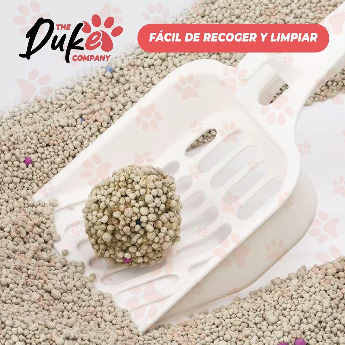 Arena Para Gato 20 Kilos Duke Bentonita Arena Sanitaria 20kg Aglutinante Absorbente Aroma Limon-5