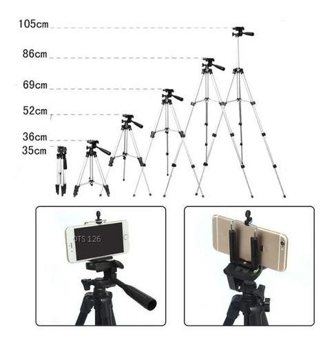 Tripode Cámara Y Celular Regulable Ajustable 5 Alturas Fotos-3