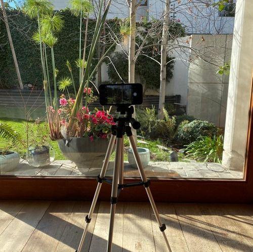 Tripode Cámara Y Celular Regulable Ajustable 5 Alturas Fotos-6