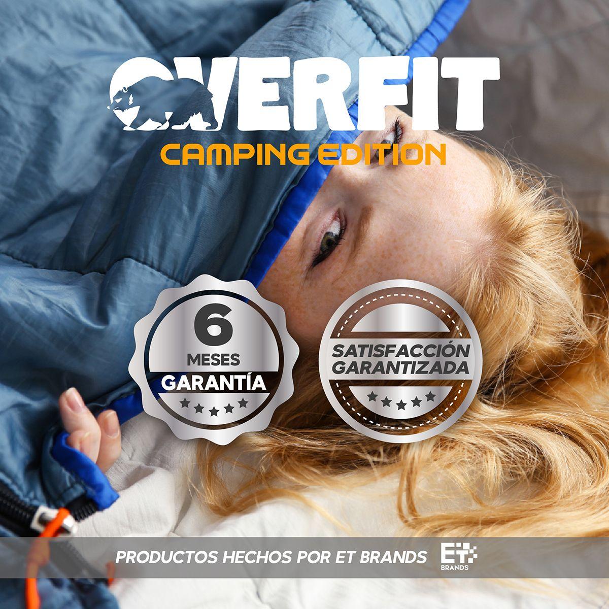Saco de Dormir Termico 0 a 15 Grados Momia Overfit Camping-9