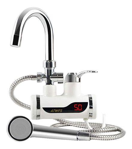 Llave Monomando Eléctrica Para Ducha Grifería Regulable Baño-0