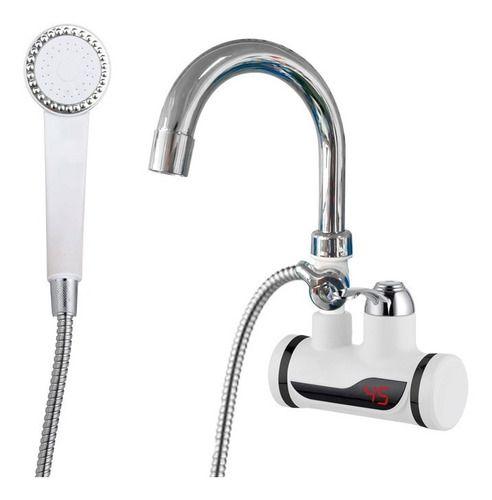 Llave Monomando Eléctrica Para Ducha Grifería Regulable Baño-1