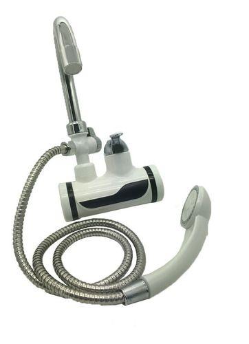 Llave Monomando Eléctrica Para Ducha Grifería Regulable Baño-5