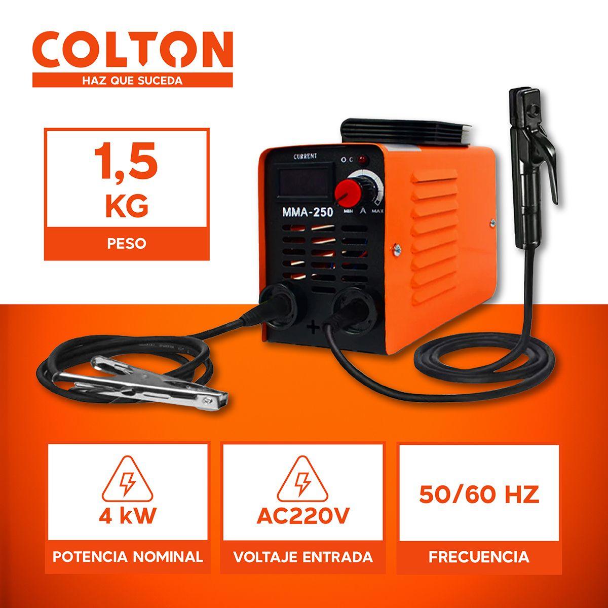 Soldadora Inverter Colton 4KW 220V + Accesorios-2