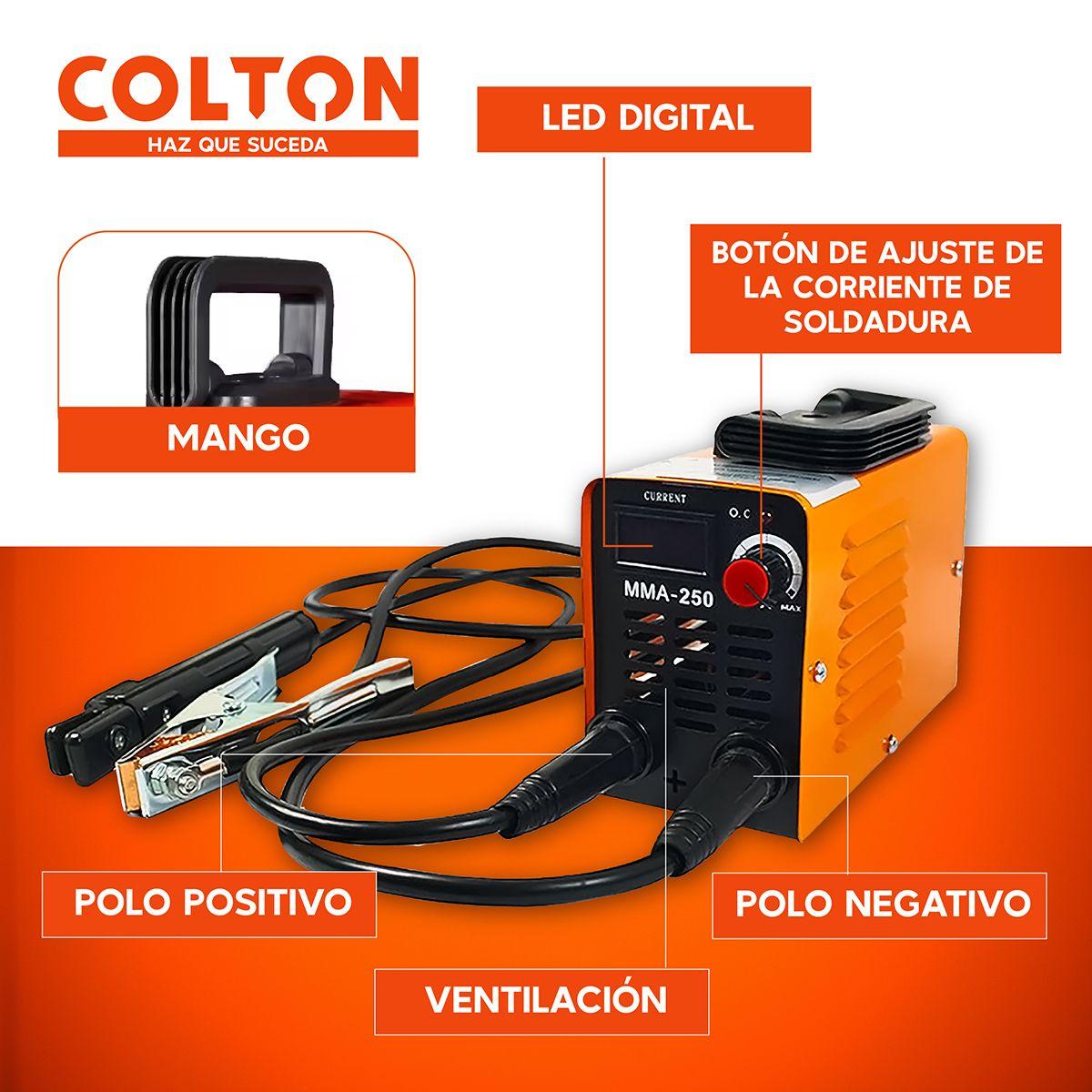 Soldadora Inverter Colton 4KW 220V + Accesorios-3