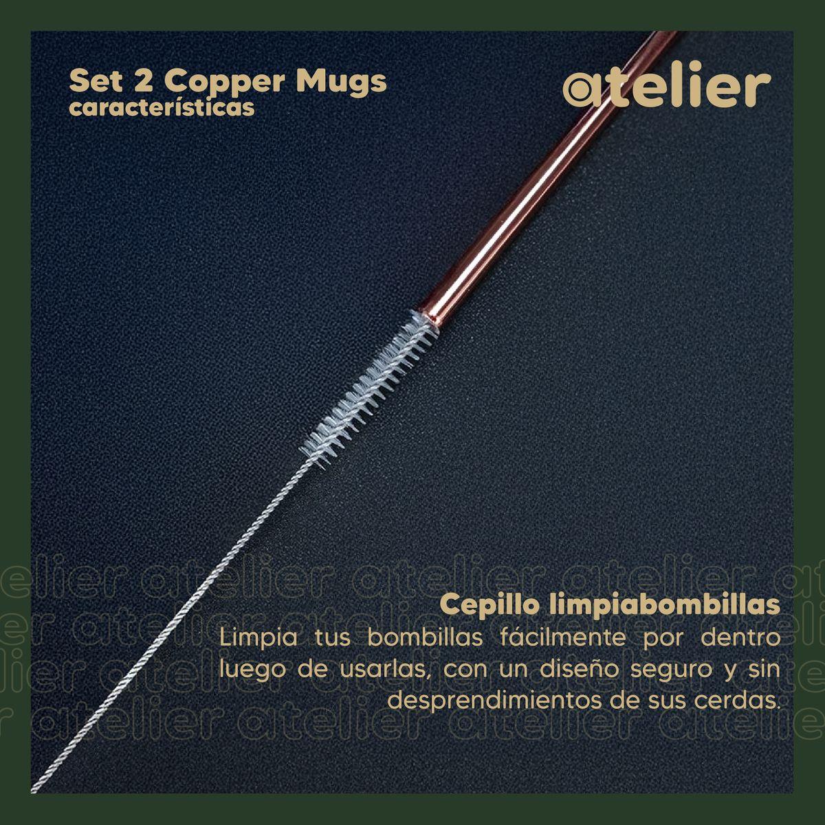 Mugs Cobre Moscow Mule Vasos Coctel Atelier 500 Ml Set x2-4