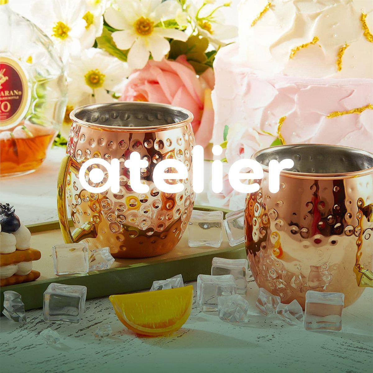 Mugs Cobre Moscow Mule Vasos Coctel Atelier 500 Ml Set x2-8
