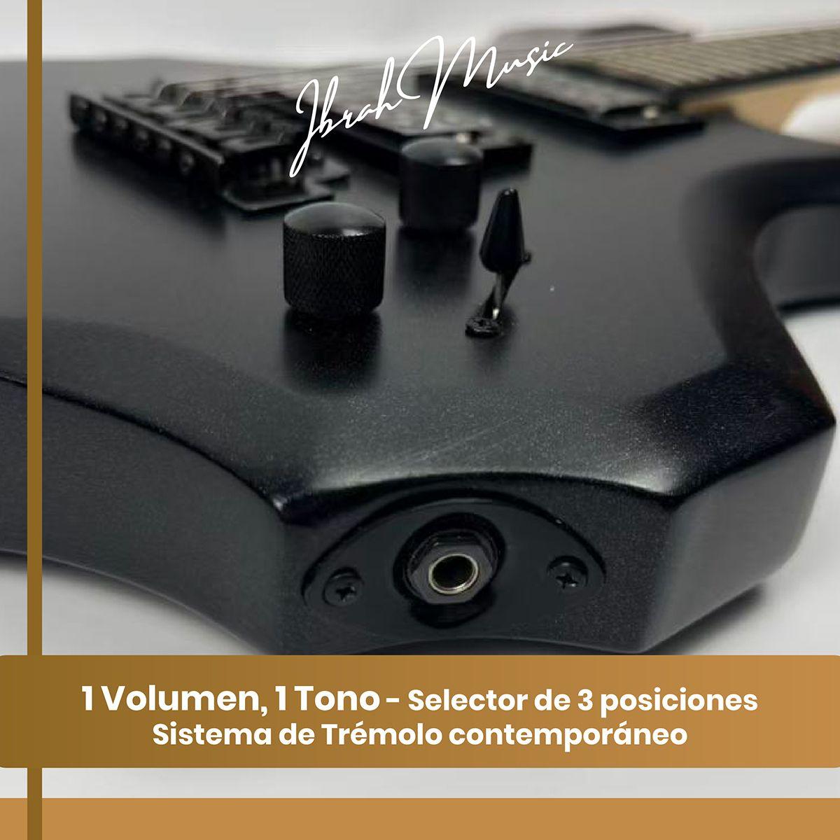 Guitarra Electrica BG 39" Ibrah Music + Amplificador 20 W-4