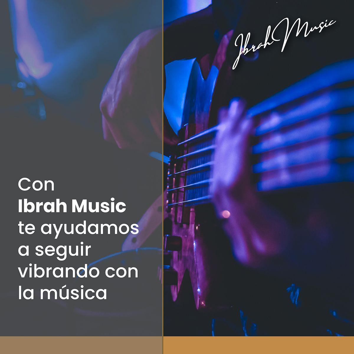 Guitarra Electrica BG 39" Ibrah Music + Amplificador 20 W-9