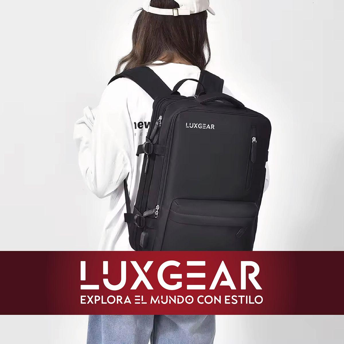 Mochila De Viaje Expansible Luxgear NomadLifeV2 Impermeable - Negro-8