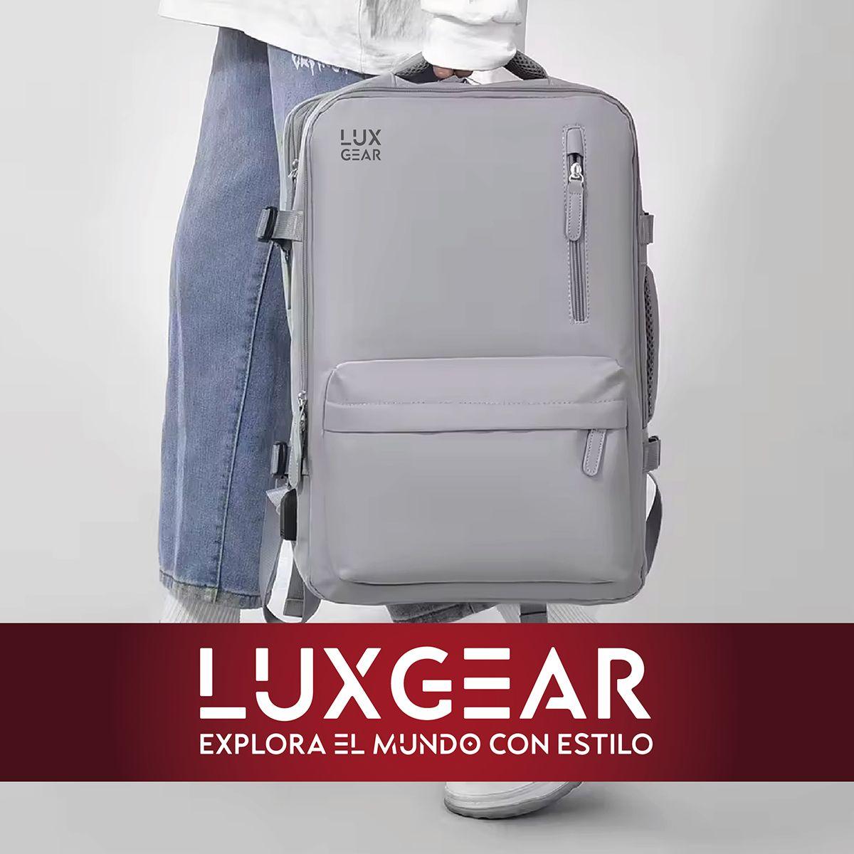 Mochila De Viaje Expansible Luxgear NomadLifeV2 Impermeable - Negro-9