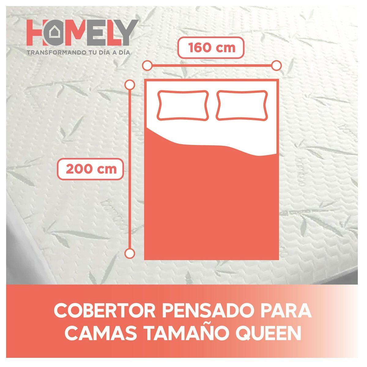 Cubre Colchon Bambu Cobertor Impermeable Queen-4