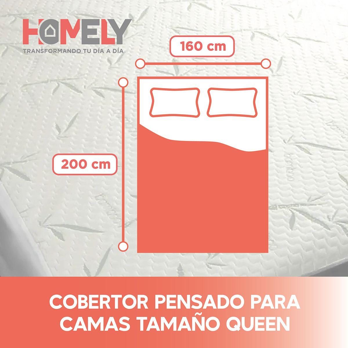 Cubre Colchon Bambu Cobertor Impermeable Queen-4