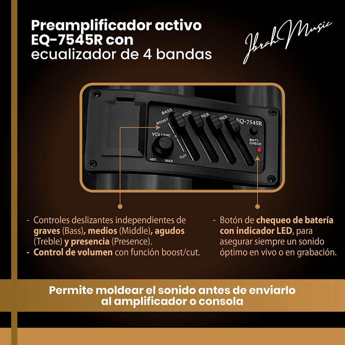 Bajo Electroacustico Ibrah Music 43 Pulgadas Negro Con Funda De Transporte Y Pack Accesesorios-2