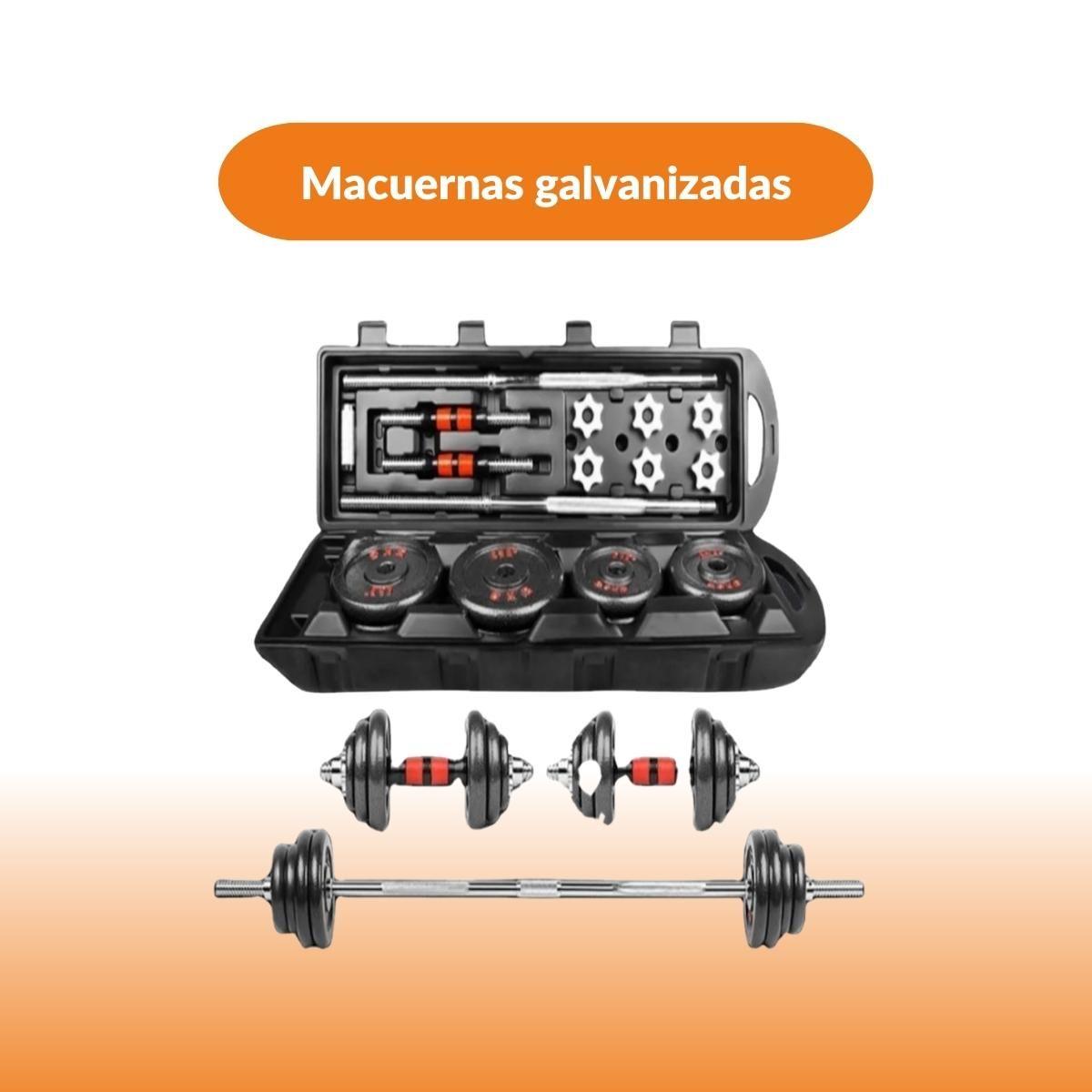 Set Mancuernas 50kg Fitness Pesas Peso Regulable-5