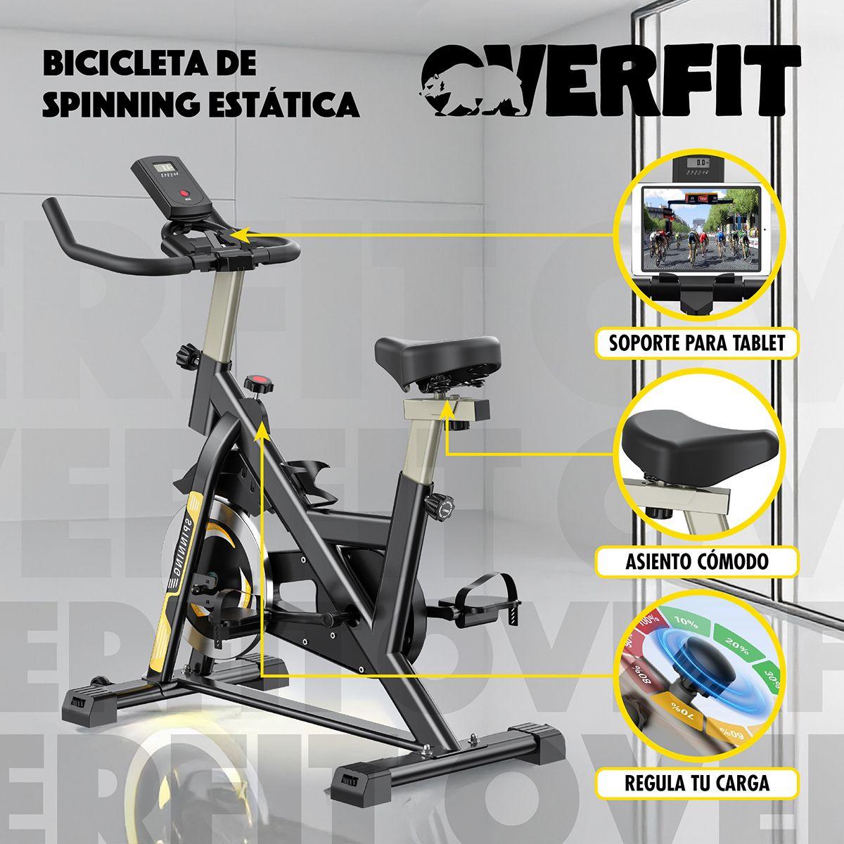 Bicicleta de Spinning Pro Overfit Estatica Fitness Gym 6 kg-3