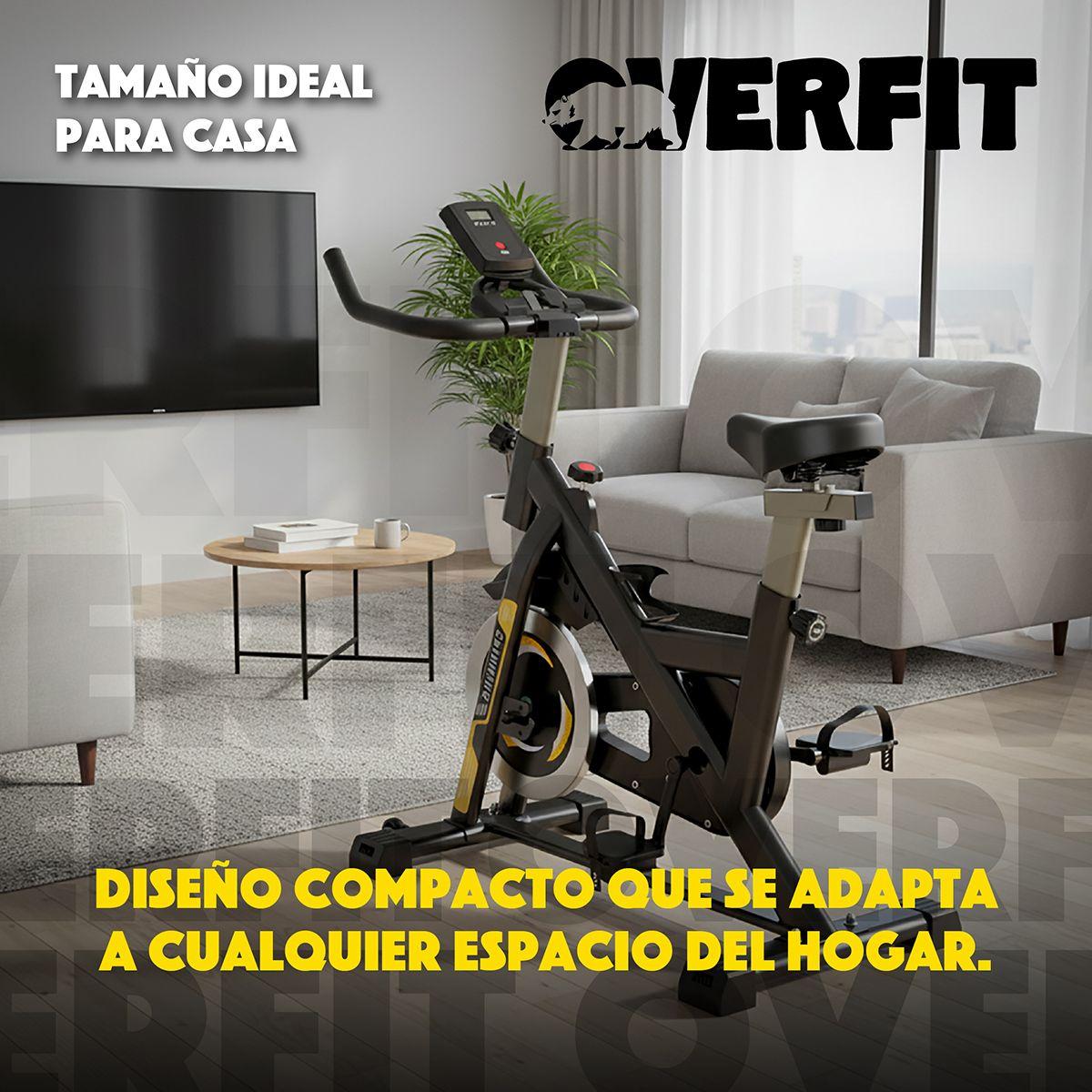 Bicicleta de Spinning Pro Overfit Estatica Fitness Gym 6 kg-7