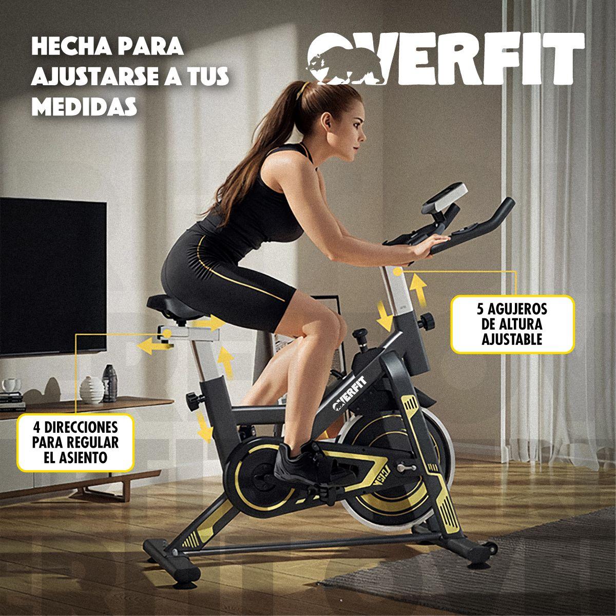 Bicicleta de Spinning Pro Overfit Estatica Fitness Gym 6 kg-4