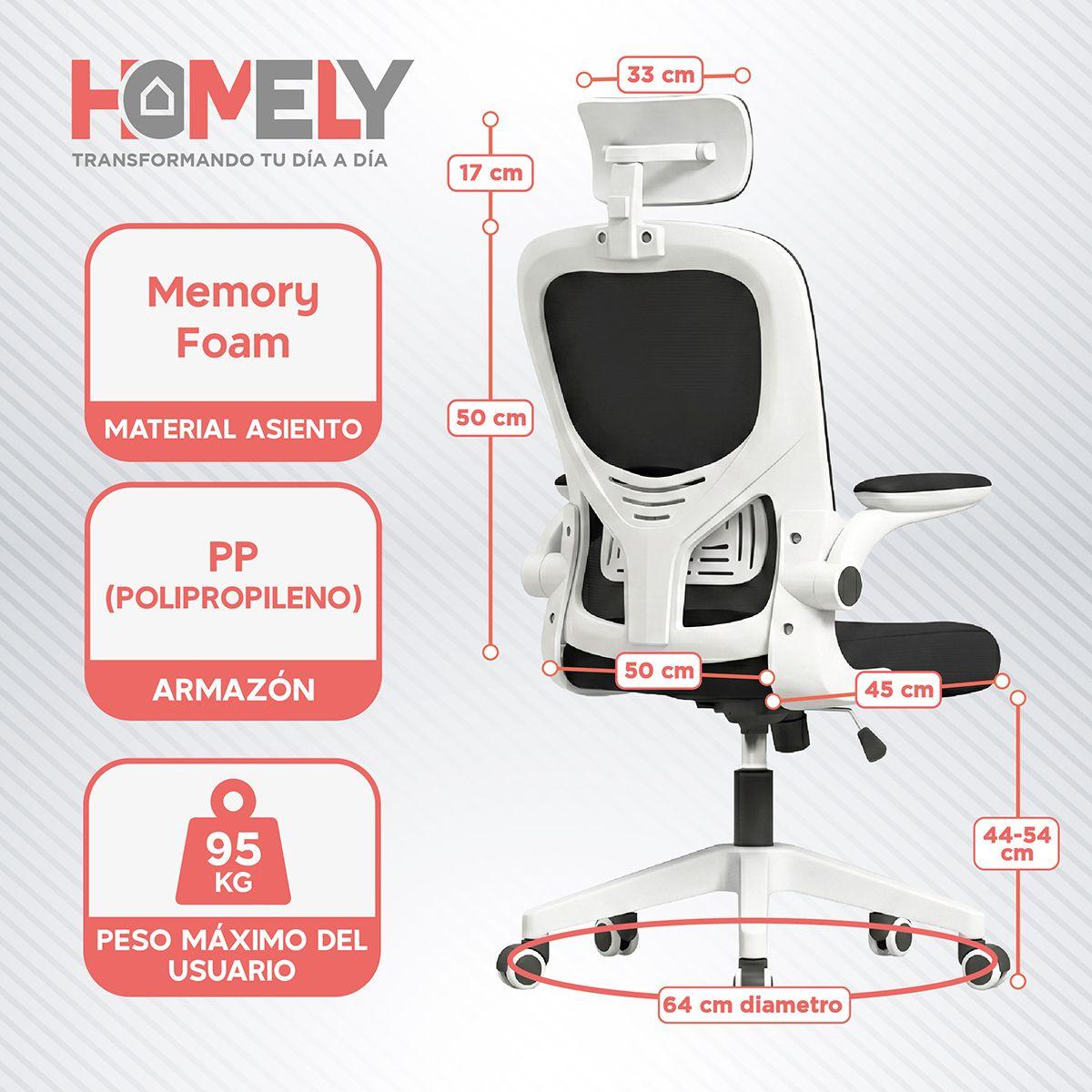 Silla Oficina Ergonómica Escritorio Ejecutiva Gerencial-2