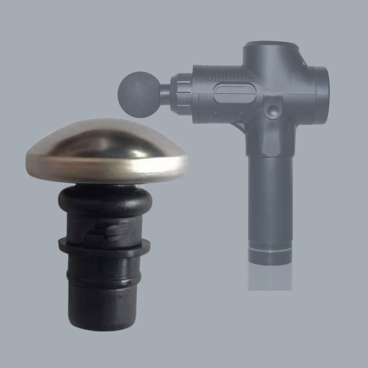 Cabezal Masajeador Metal Aceite Crema Pistola Masaje Howell-4